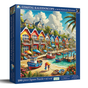 Coastal Kaleidoscope 500 Piece Jigsaw Puzzle by SunsOut Puzzles - SunsOut - Jigsaw Puzzles - The Puzzle Center