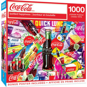 Coca - Cola - Bottled Happiness 1000 Piece Jigsaw Puzzle | Masterpieces Puzzles - Jigsaw Puzzles - The Puzzle Center