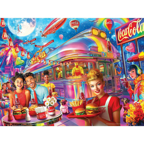 Coca - Cola - Future Times 300 Piece EZ Grip Jigsaw Puzzle | Masterpieces Puzzles - Masterpieces Puzzles - Jigsaw Puzzles - The Puzzle Center