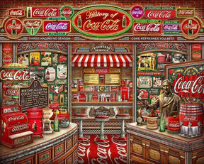 Coca - Cola History 1000 Piece Jigsaw Puzzle by Springbok Puzzles - Springbok Puzzles - Jigsaw Puzzles - The Puzzle Center - 