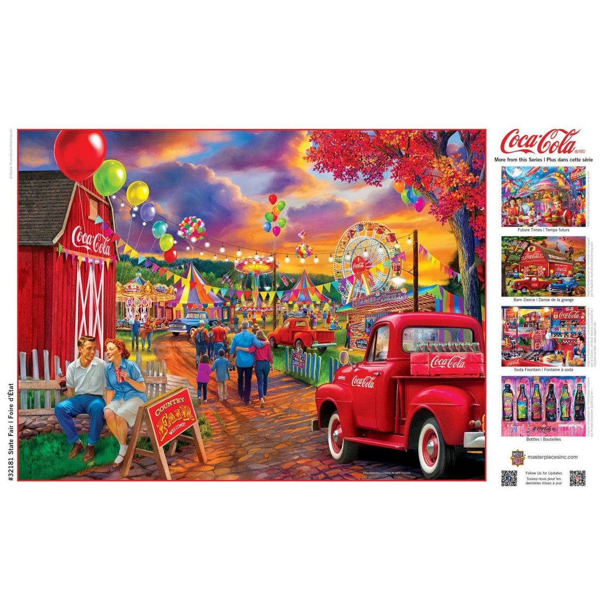 Coca - Cola State Fair 300 Piece Jigsaw Puzzle | Masterpieces Puzzles - Masterpieces Puzzles - Jigsaw Puzzles - The Puzzle Center