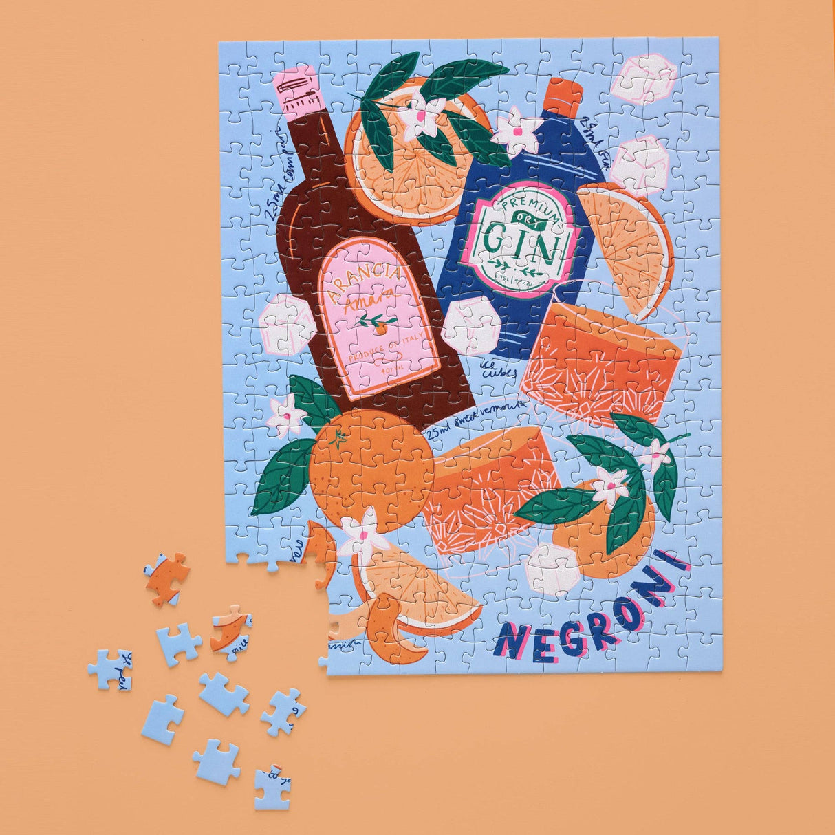 Cocktail Classics 250 Piece Jigsaw Puzzle Set | WerkShoppe - Jigsaw Puzzle - The Puzzle Center