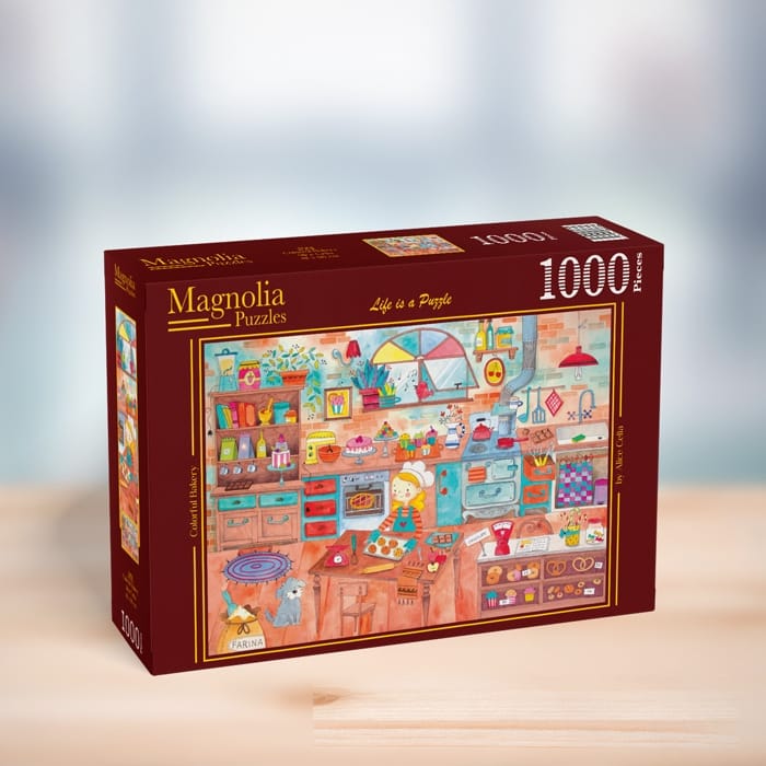 Pre-Order - Colorful Bakery 1000 Piece Jigsaw Puzzle | Magnolia