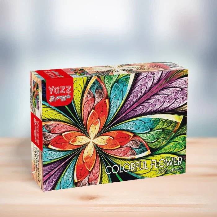 Colorful Flower 1000 Piece Jigsaw Puzzle by Yazz Puzzles - Yazz - Jigsaw Puzzles - The Puzzle Center