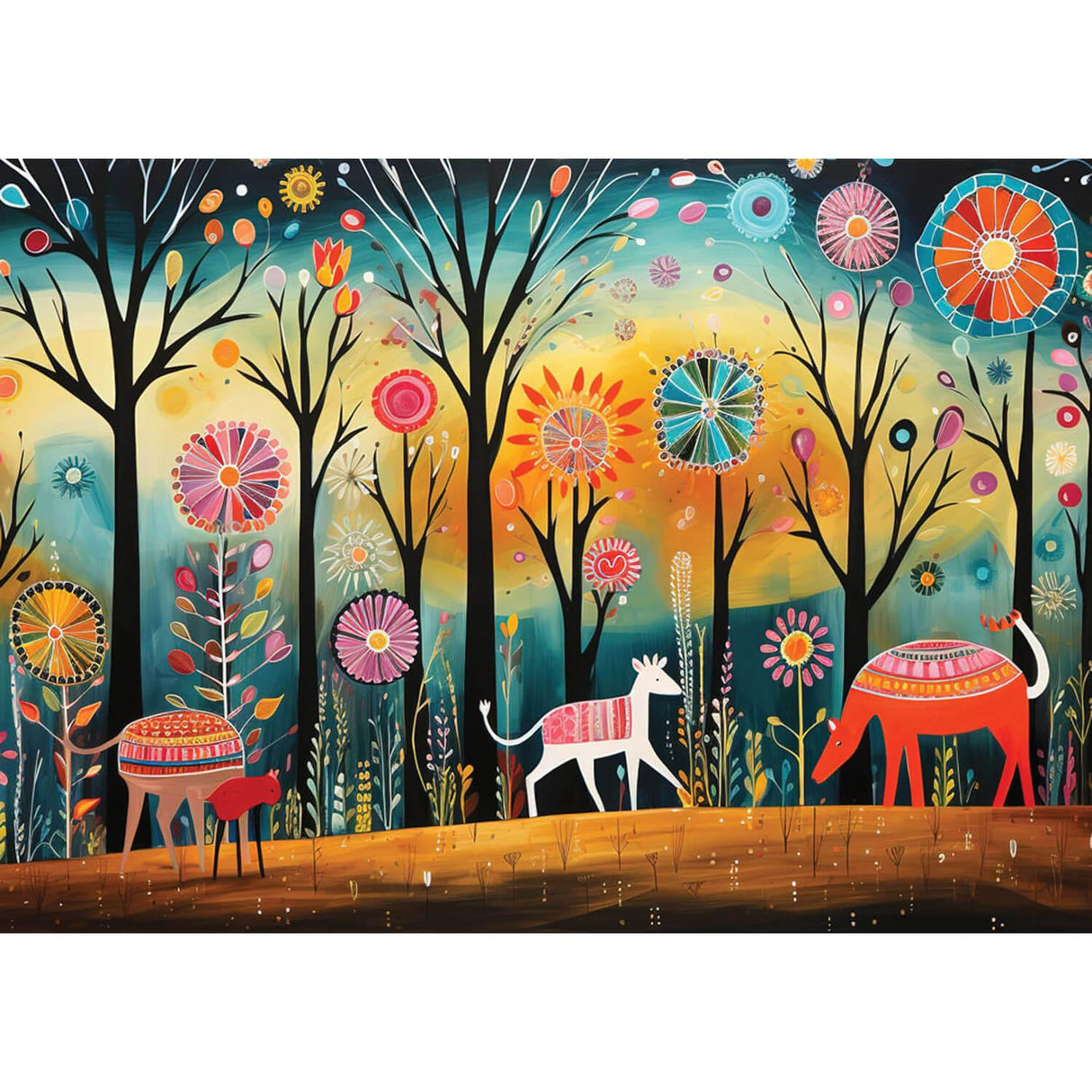 Colorful Forest 1000 Piece Jigsaw Puzzle | Yazz Puzzles - Yazz - Jigsaw Puzzles - The Puzzle Center
