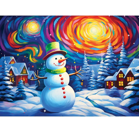 Colorful Frosty 500 Piece Jigsaw Puzzle | Eurographics - Jigsaw Puzzles - The Puzzle Center