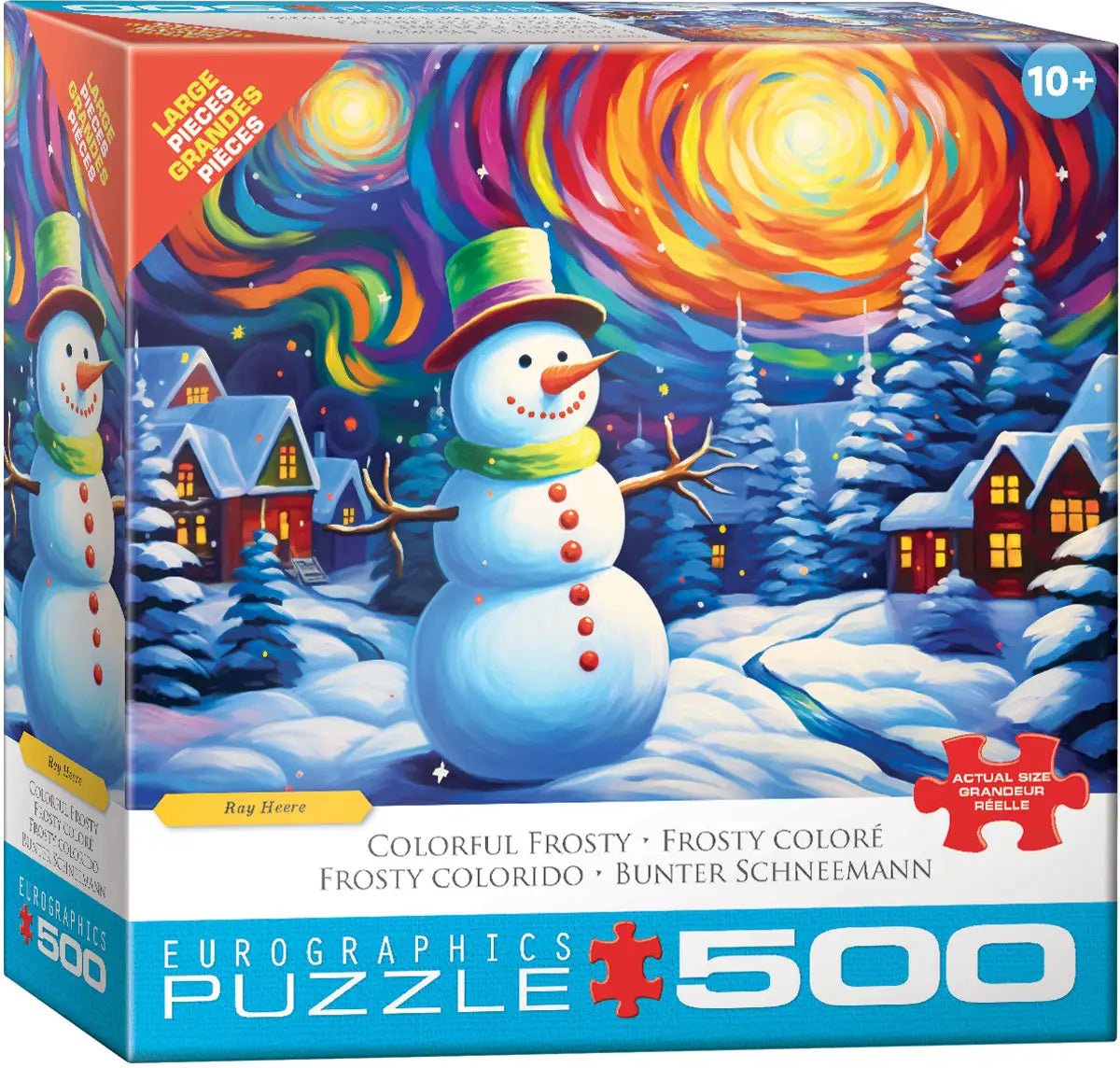 Colorful Frosty 500 Piece Jigsaw Puzzle | Eurographics - Jigsaw Puzzles - The Puzzle Center