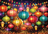 Colorful Lights 1000 Piece Jigsaw Puzzle | Yazz - Jigsaw Puzzles - The Puzzle Center