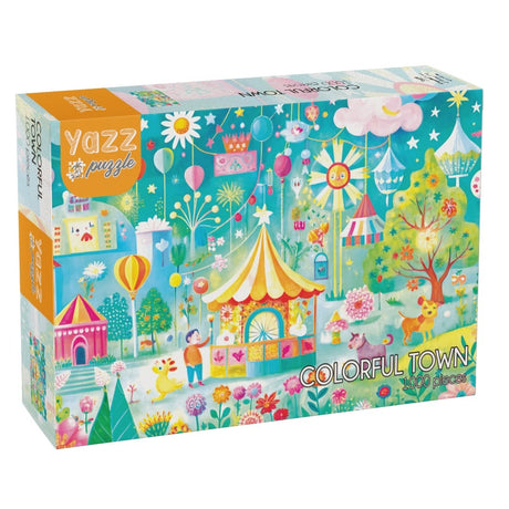 Colorful Town 1000 Piece Jigsaw Puzzle | Yazz - Jigsaw Puzzles - The Puzzle Center