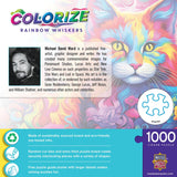 Colorize - Rainbow Whiskers 1000 Piece Puzzle by Masterpieces - Masterpieces Puzzles - Jigsaw Puzzles - The Puzzle Center - 