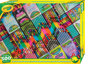 Colors Of Crayola 500 Piece Jigsaw Puzzle by Springbok Puzzles - Springbok Puzzles - Jigsaw Puzzles - The Puzzle Center