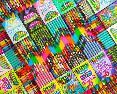 Colors Of Crayola 500 Piece Jigsaw Puzzle by Springbok Puzzles - Springbok Puzzles - Jigsaw Puzzles - The Puzzle Center