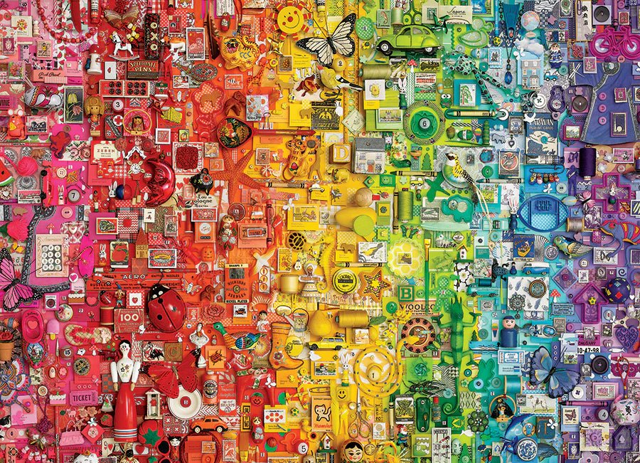Colourful Rainbow 1000 Piece Puzzle by Cobble Hill Puzzles - Cobble Hill Puzzles - Jigsaw Puzzles - The Puzzle Center