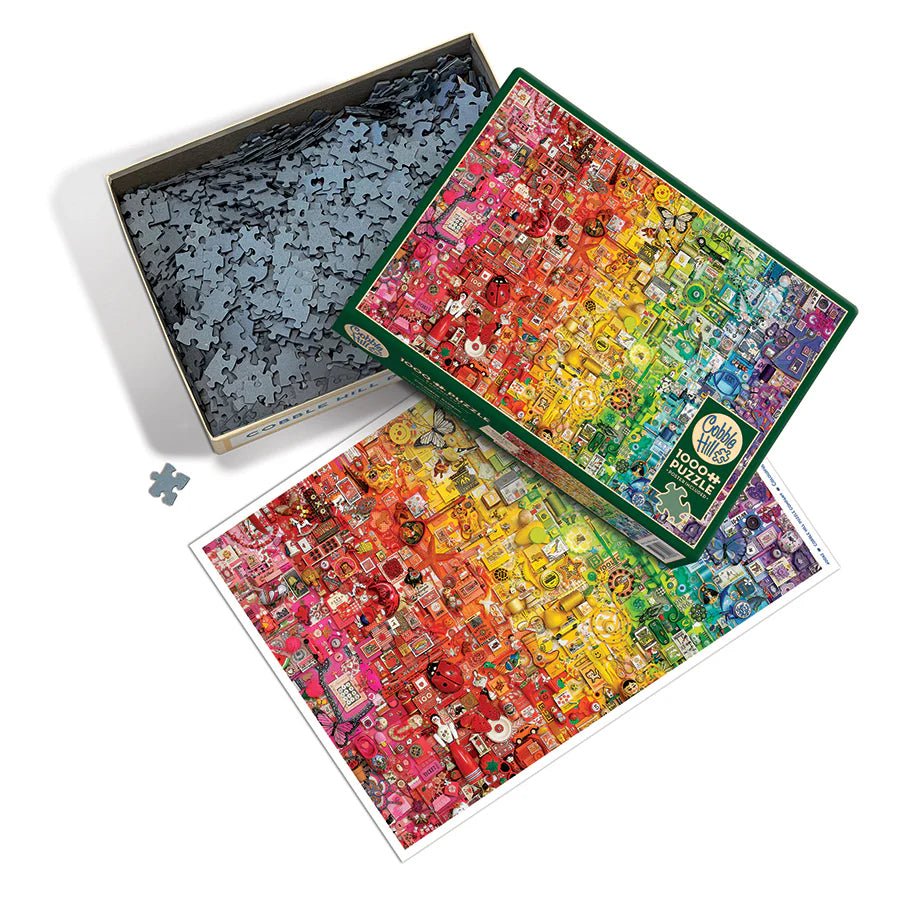 Colourful Rainbow 1000 Piece Puzzle by Cobble Hill Puzzles - Cobble Hill Puzzles - Jigsaw Puzzles - The Puzzle Center