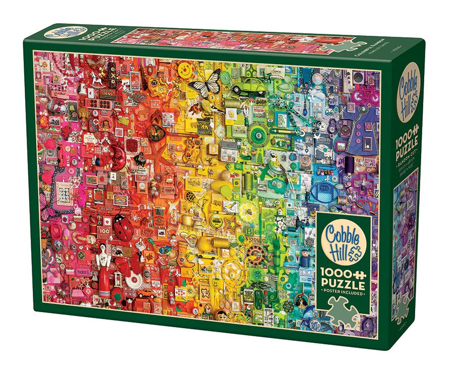 Colourful Rainbow 1000 Piece Puzzle by Cobble Hill Puzzles - Cobble Hill Puzzles - Jigsaw Puzzles - The Puzzle Center