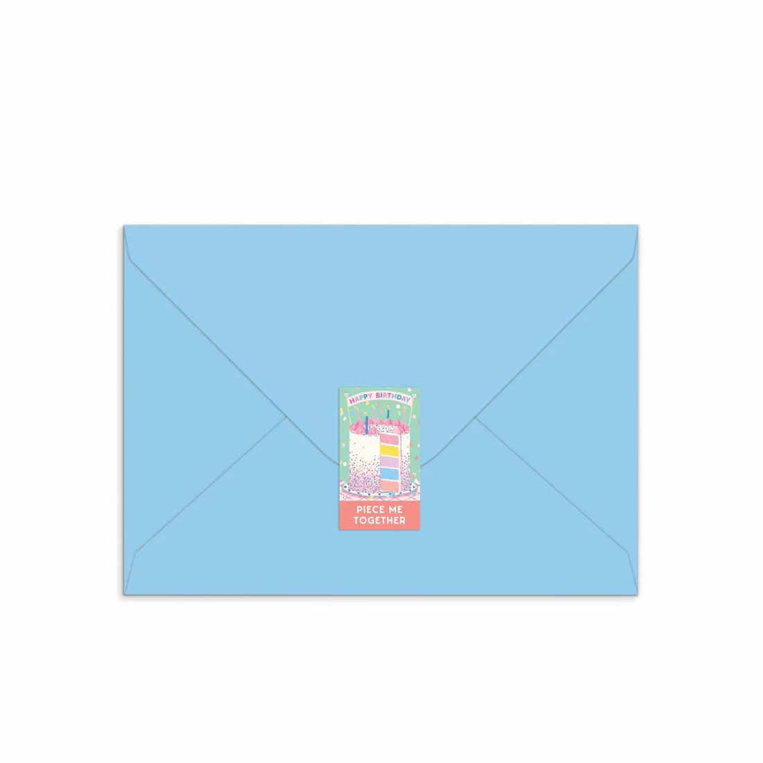 Purr-fect Cat Birthday 12 Piece Greeting Card Puzzle | Mudpuppy