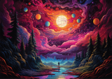 Cosmic Canvas 1000 Piece Jigsaw Puzzle | Trippy Puzzle Co - Jigsaw Puzzles - The Puzzle Center
