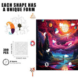 Cosmic Canvas 300 Piece Wooden Jigsaw Puzzle | Trippy Puzzle Co - Jigsaw Puzzles - The Puzzle Center