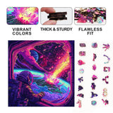 Cosmic Collision 300 Piece Wooden Jigsaw Puzzle | Trippy Puzzle Co - Jigsaw Puzzles - The Puzzle Center