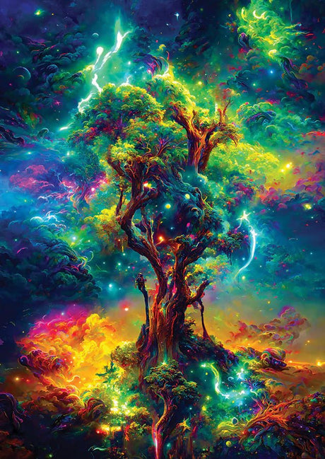 Cosmic Tree of Life 1000 Piece Puzzle by Enjoy Puzzles - Enjoy Puzzles - Jigsaw Puzzles - The Puzzle Center