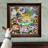 Cottage at Dusk 1000 Piece Jigsaw Puzzle | eeBoo - Jigsaw Puzzles - The Puzzle Center