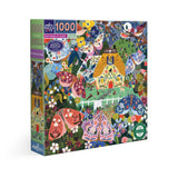 Cottage at Dusk 1000 Piece Jigsaw Puzzle | eeBoo - Jigsaw Puzzles - The Puzzle Center