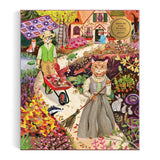 Cottage Cats 1000 Piece Foil Jigsaw Puzzle | Galison - Jigsaw Puzzles - The Puzzle Center