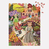Cottage Cats 1000 Piece Foil Jigsaw Puzzle | Galison