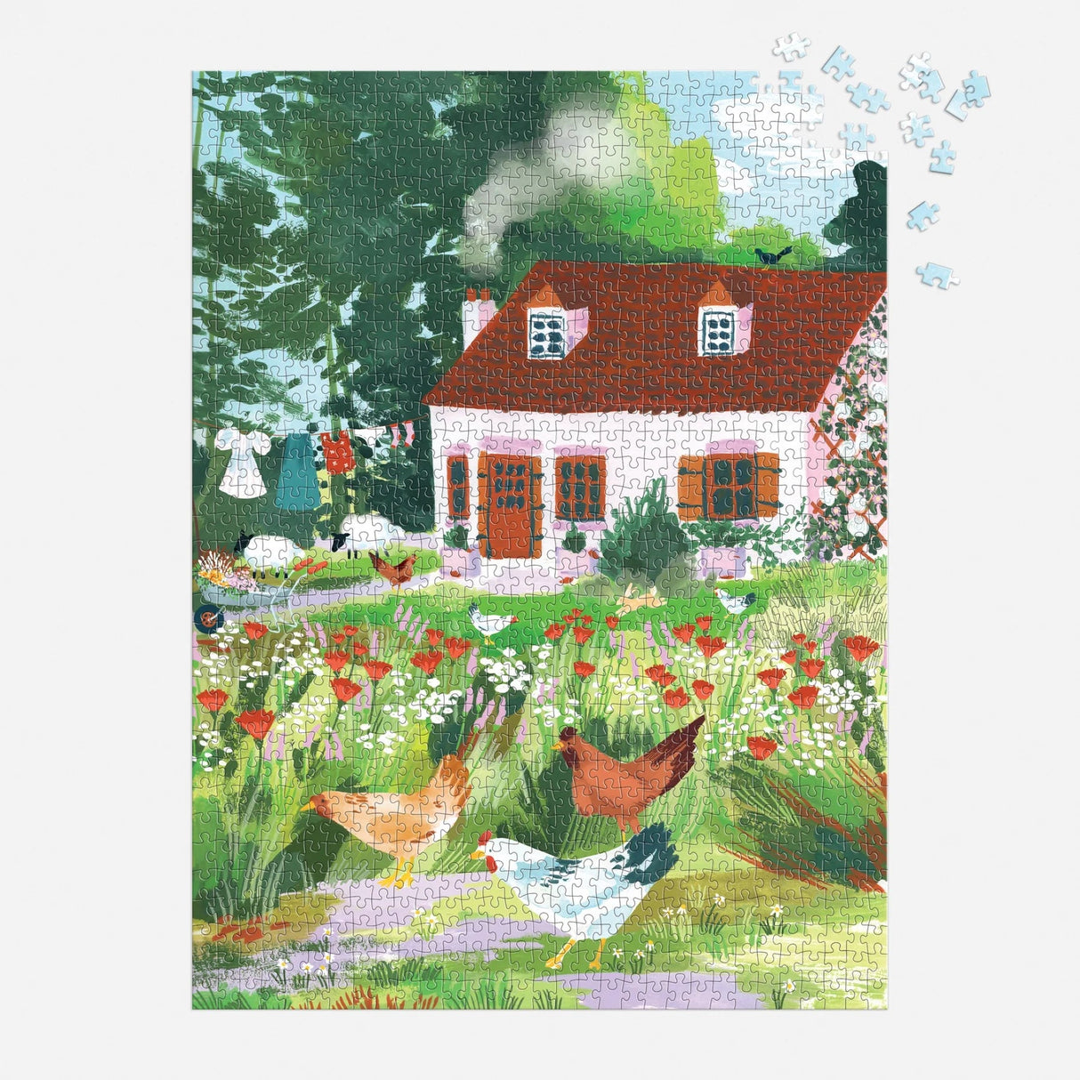 Cottage Wildflowers 1000 Piece Jigsaw Puzzle | Galison - Jigsaw Puzzles - The Puzzle Center