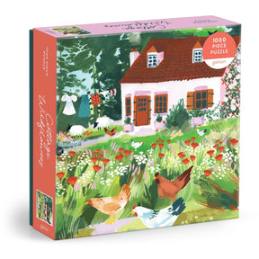 Cottage Wildflowers 1000 Piece Jigsaw Puzzle | Galison - Jigsaw Puzzles - The Puzzle Center
