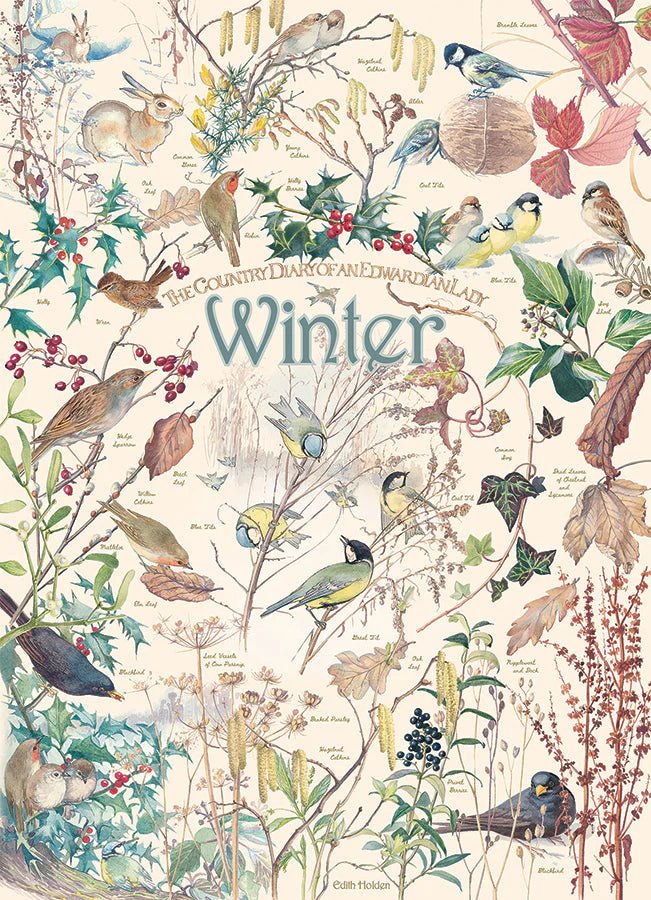 Country Diary: Winter 1000 Piece Jigsaw Puzzle | Cobble Hill - Jigsaw Puzzles - The Puzzle Center