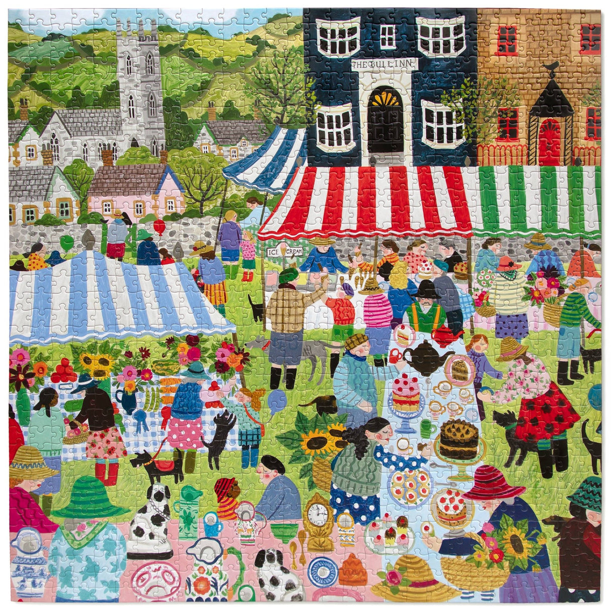 Country Fair 1000 Piece Jigsaw Puzzle | eeBoo - 1000 Pieces - The Puzzle Center