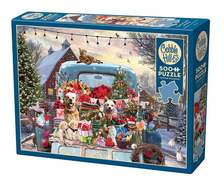 Country Truck in Winter 500 Piece Jigsaw Puzzle | Cobble Hill - Jigsaw Puzzles - The Puzzle Center