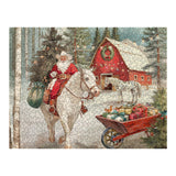 Cowboy Santa 500 Piece Jigsaw Puzzle | Springbok Puzzles