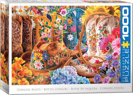 Cowgirl Boots by Lars Stewart 1000 Piece Jigsaw Puzzle by Eurographics - Eurographics - Jigsaw Puzzles - The Puzzle Center