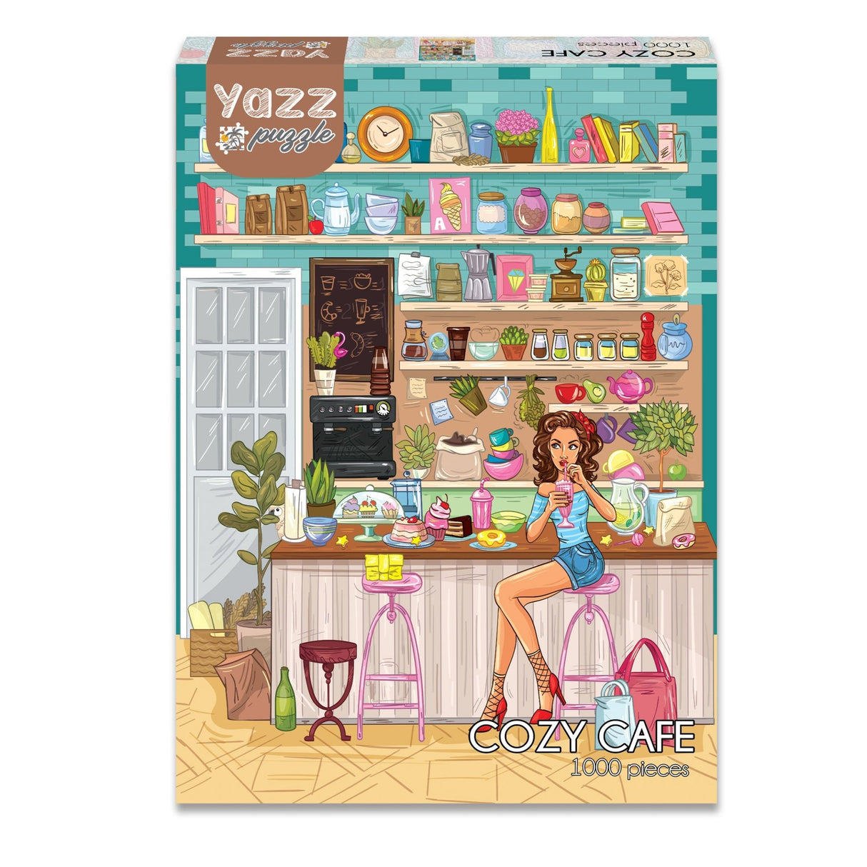Cozy Cafe 1000 Piece Jigsaw Puzzle | Yazz - Jigsaw Puzzles - The Puzzle Center