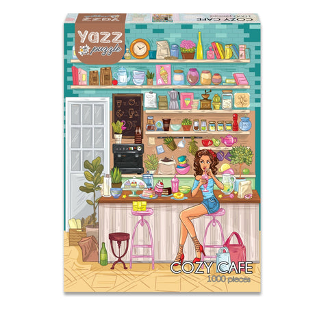 Cozy Cafe 1000 Piece Jigsaw Puzzle | Yazz - Jigsaw Puzzles - The Puzzle Center