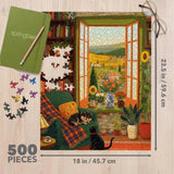 Cozy Fall Companions 500 Piece Jigsaw Puzzle | Springbok Puzzles - Jigsaw Puzzles - The Puzzle Center