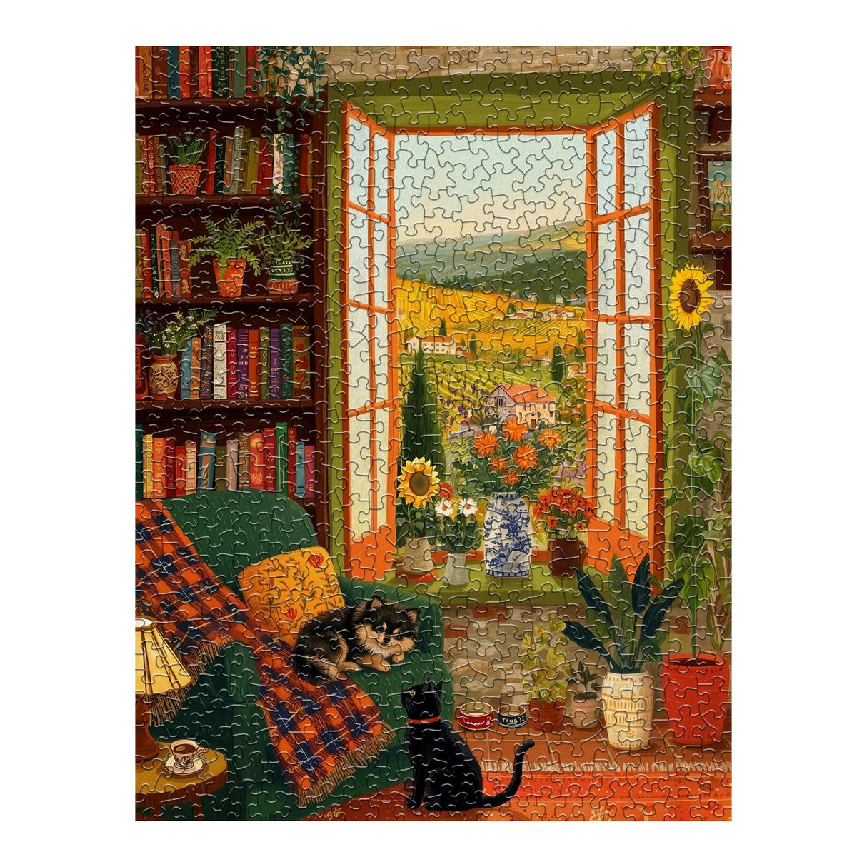 Cozy Fall Companions 500 Piece Jigsaw Puzzle | Springbok Puzzles - Jigsaw Puzzles - The Puzzle Center
