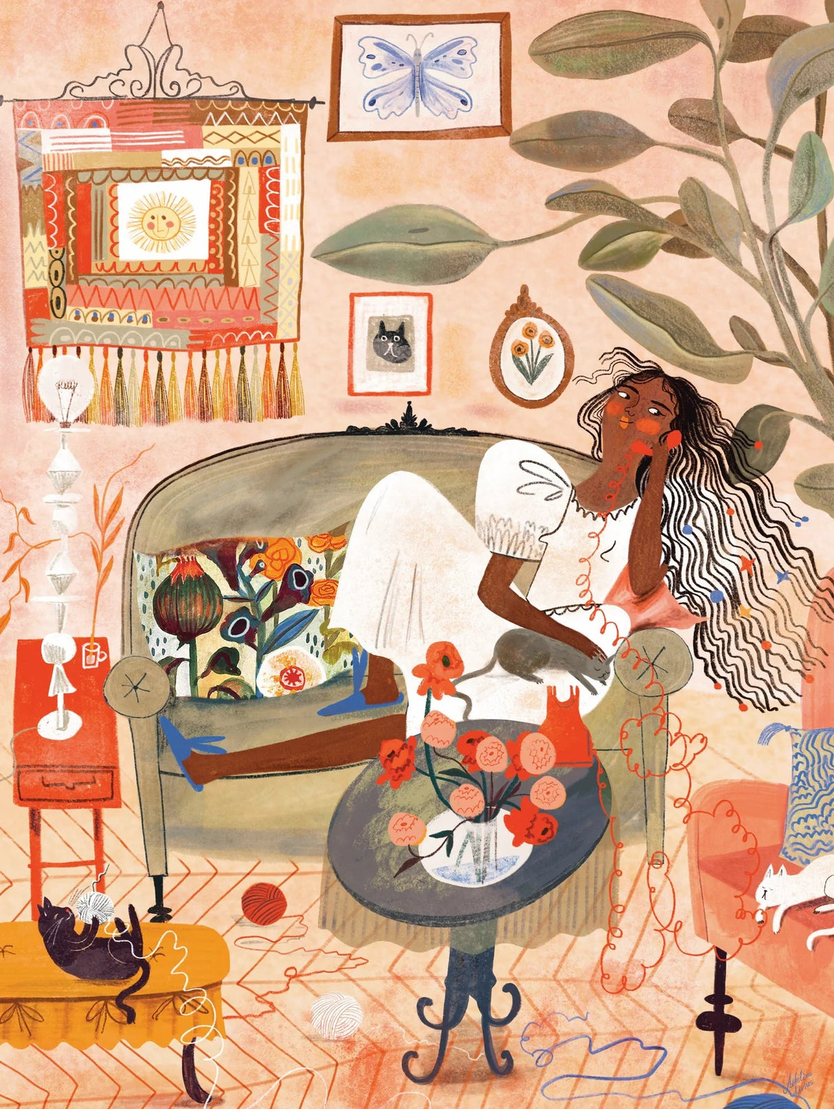 Cozy Night In 500 Piece Jigsaw Puzzle by New York Puzzle Company - New York Puzzle Company - Jigsaw Puzzles - The Puzzle Center