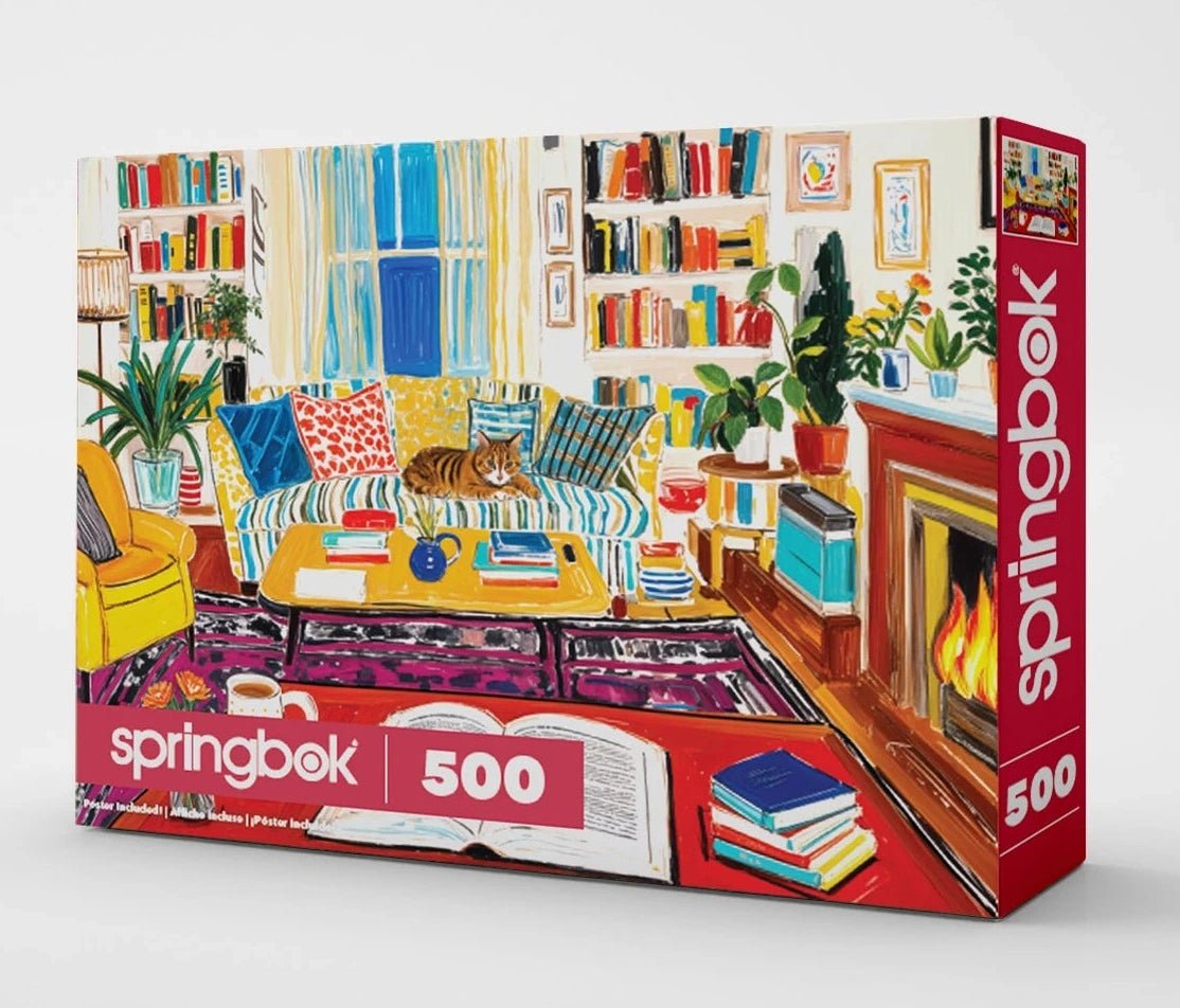 Cozy Reading Nook 500 Piece Jigsaw Puzzle | Springbok Puzzles - Jigsaw Puzzles - The Puzzle Center