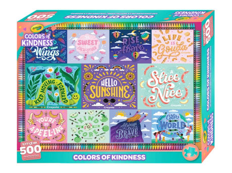 Crayola Colors Of Kindness 500 Piece Jigsaw Puzzle by Springbok Puzzles - Springbok Puzzles - Jigsaw Puzzles - The Puzzle Center