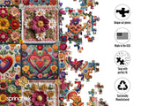 Crochet Hearts1000 Piece Jigsaw Puzzle | Springbok Puzzles - Jigsaw Puzzles - The Puzzle Center