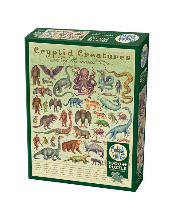 Cryptid Creatures 1000 Piece Jigsaw Puzzle | Cobble Hill - Jigsaw Puzzles - The Puzzle Center