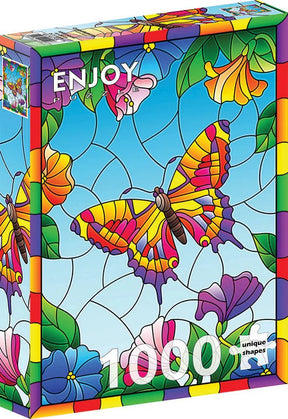 Crystal Butterfly 1000 Piece Puzzle by Enjoy Puzzles - Enjoy Puzzles - Jigsaw Puzzles - The Puzzle Center