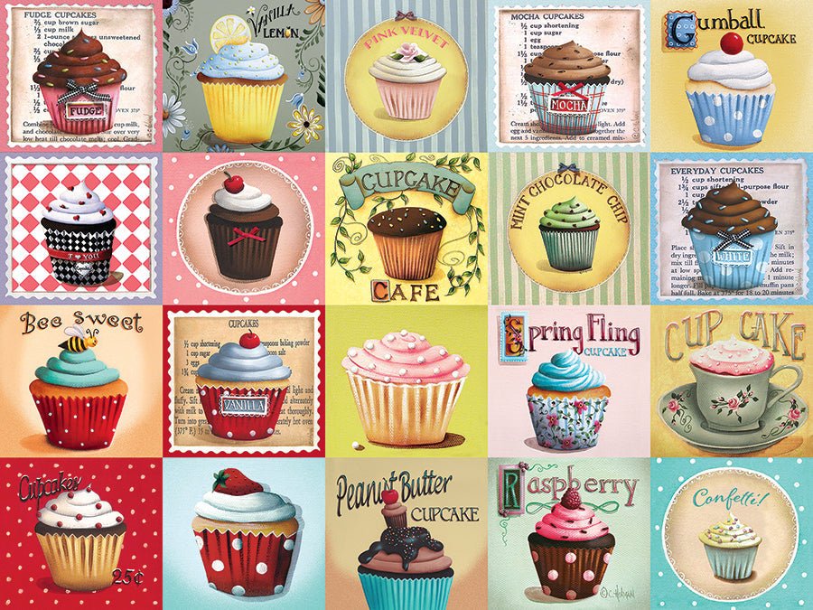 Cupcake Café 275 Piece Easy Handling Jigsaw Puzzle | Cobble Hill - Jigsaw Puzzles - The Puzzle Center