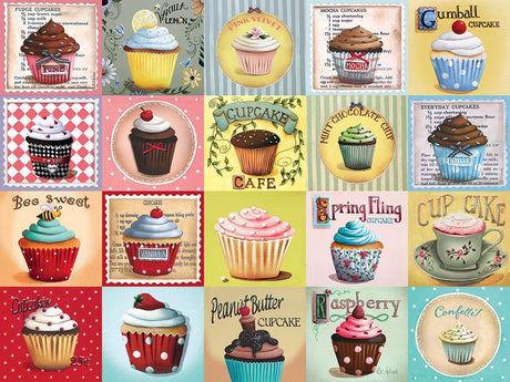 Cupcake Café 275 Piece Easy Handling Jigsaw Puzzle | Cobble Hill - Jigsaw Puzzles - The Puzzle Center