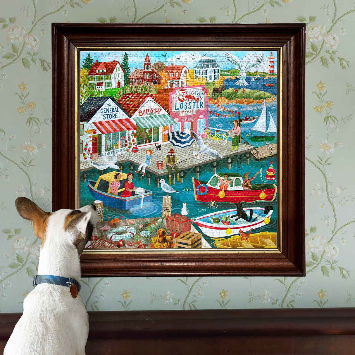 New England Wharf 1000 Piece Jigsaw Puzzle | eeBoo
