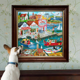 New England Wharf 1000 Piece Jigsaw Puzzle | eeBoo