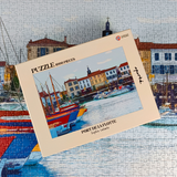 Port of La Flotte 1000 Piece Jigsaw Puzzle | Aparté